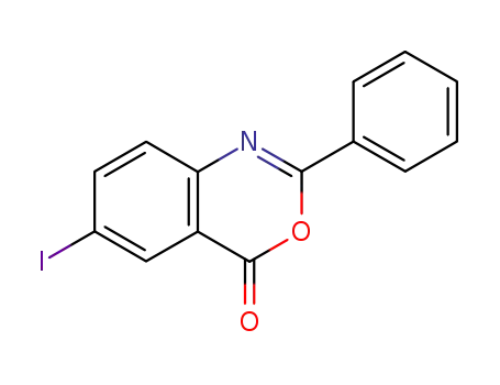 Molecular Structure of 72875-83-3 (6-iodo-2-phenyl-3,1-benzoxazin-4-one)