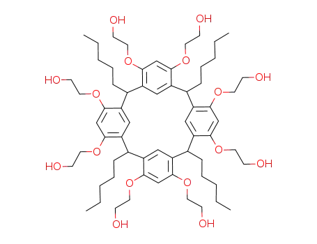 4,6,10,12,16,18,22,24-octakis(2-hydroxyethoxy)-2,8,14,20-tetrapentylpentacyclo[19.3.1.13,7.19,13.115,19]octacosa-1(25),3,5,7(28),9,11,13(27),15,17,19(26),21,23-dodecaene
