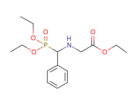 ethyl N-[(diethoxyphosphoryl)(phenyl)methyl]glycinate
