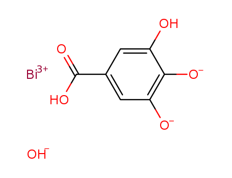 1,3,2-Benzodioxabismole-5-carboxylicacid, 2,7-dihydroxy-