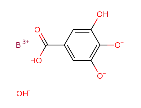 1,3,2-Benzodioxabismole-5-carboxylicacid, 2,7-dihydroxy-
