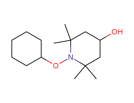 Molecular Structure of 87018-00-6 (4-Piperidinol, 1-(cyclohexyloxy)-2,2,6,6-tetramethyl-)