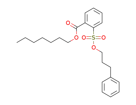 3-phenylpropyl 2-(heptylcarboxy)-1-benzosulfonate