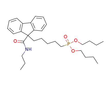 9-[5-(dibutoxyphosphinyl)pentyl]-N-propyl-9H-fluorene-9-carboxamide