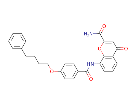 4H-1-Benzopyran-2-carboxamide, 4-oxo-8-[[4-(4-phenylbutoxy)benzoyl]amino]-