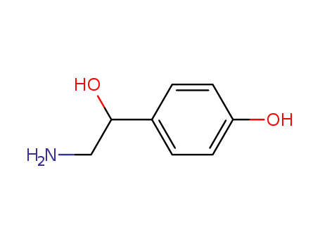 Molecular Structure of 104-14-3 (Octopamine)