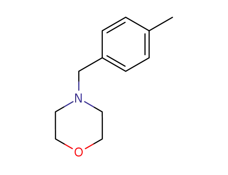 Molecular Structure of 46340-40-3 (Morpholine, 4-[(4-methylphenyl)methyl]-)