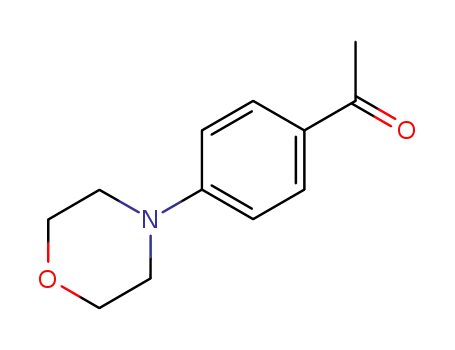 Molecular Structure of 39910-98-0 (4-MORPHOLINOACETOPHENONE)