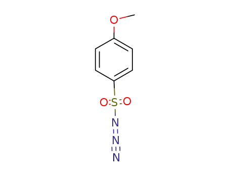 Molecular Structure of 4547-64-2 (1-[(4-methoxyphenyl)sulfonyl]triaza-1,2-dien-2-ium)