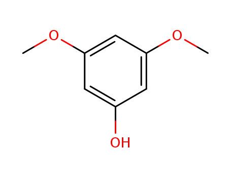 Molecular Structure of 500-99-2 (3,5-Dimethoxyphenol)