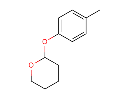 Molecular Structure of 13481-09-9 (tetrahydro-2-(p-tolyloxy)-2H-pyran)