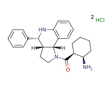(1R,2S)-2-{[(3aR,4R,9bR)-4-phenyl-2,3,3a,4,5,9b-hexahydro-1H-pyrrolo[3,2-c]quinolin-1-yl]carbonyl}cyclohexylamine dihydrochloride
