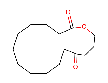 Molecular Structure of 38223-29-9 (Oxacyclohexadecane-2,13-dione)