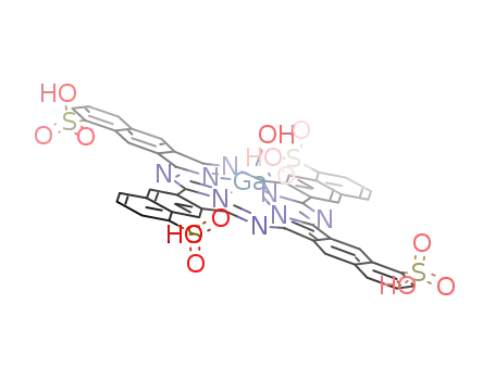 hydroxygallium naphthalocyaninetetrasulfonic acid
