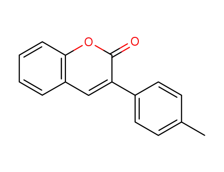 Molecular Structure of 14071-69-3 (2H-1-Benzopyran-2-one, 3-(4-methylphenyl)-)