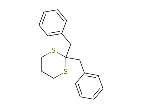 Molecular Structure of 40939-52-4 (1,3-Dithiane, 2,2-bis(phenylmethyl)-)