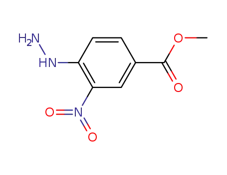 Molecular Structure of 87054-48-6 (Methyl 4-hydrazinyl-3-nitrobenzoate)