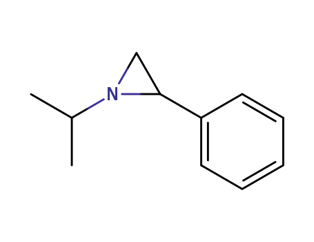 Molecular Structure of 4164-23-2 (Aziridine, 1-(1-methylethyl)-2-phenyl- (9CI))