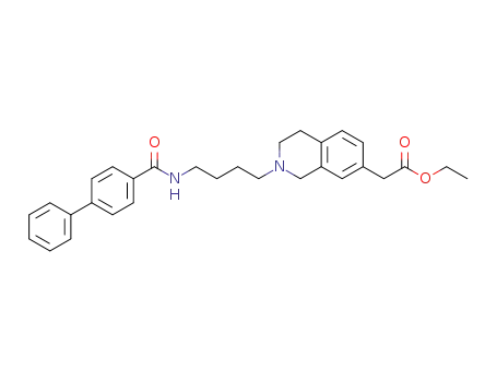 7-Ethoxycarbonylmethyl-2-(4-(4-phenylbenzoylamino)butyl)-1,2,3,4-tetrahydroisoquinoline
