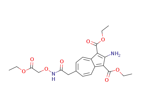 diethyl 2-amino-6-[(2-oxo-2-ethoxy-ethoxycarbamoyl)-methyl]-azulene-1,3-dicarboxylate