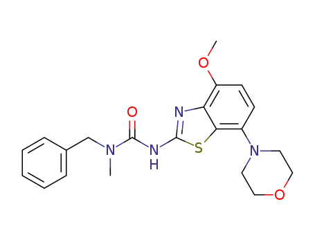 1-Benzyl-3-(4-methoxy-7-morpholin-4-yl-benzothiazol-2-yl)-1-methyl-urea