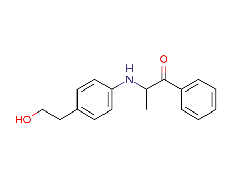 2-{[4-(2-hydroxyethyl)phenyl]amino}-1-phenyl-1-propanone