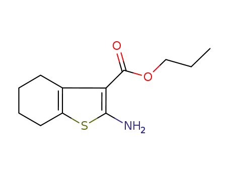propyl 2-amino-4,5,6,7-tetrahydro-1-benzothiophene-3-carboxylate(SALTDATA: FREE)
