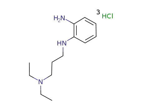 N-(3-diethylaminopropyl)-phenyl-1,2-diamine trihydrochloride
