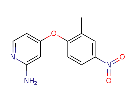 Molecular Structure of 864244-98-4 (4-(2-Methyl-4-Nitrophenoxy)Pyridin-2-Amine)