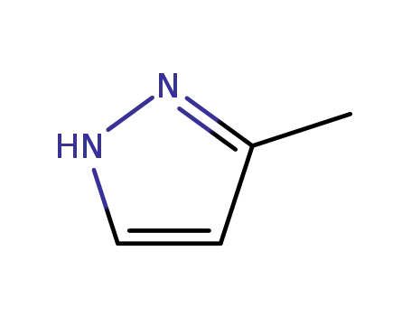 Molecular Structure of 1453-58-3 (3-Methylpyrazole)