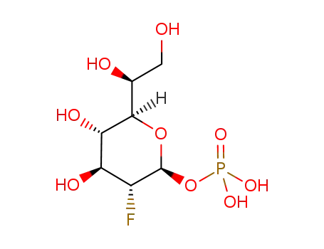 2-deoxy-2-fluoro-6-L-glycero-β-1-phosphoryl-D-heptoglucopyranose