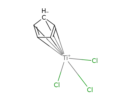 Molecular Structure of 1270-98-0 (CYCLOPENTADIENYLTITANIUM TRICHLORIDE)