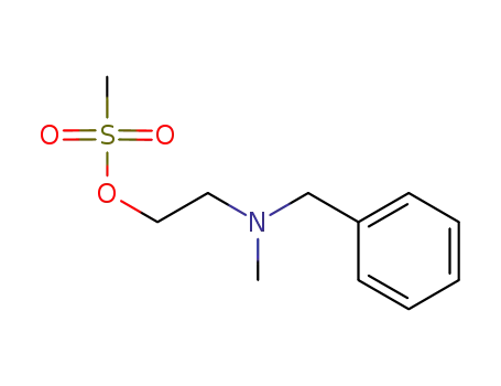 Molecular Structure of 379267-43-3 (Ethanol, 2-[methyl(phenylmethyl)amino]-, methanesulfonate (ester))
