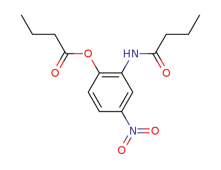 2-butyrylamino-4-nitrophenylbutanoate