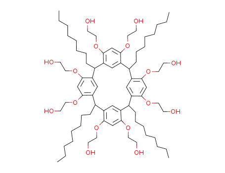 2,2',2'',2''',2'''',2''''',2'''''',2'''''''-(((2R,4S)-2,4,6,8-tetraoctyl-1,3,5,7(1,3)-tetrabenzenacyclooctaphane-14,16,34,36,54,56,74,76-octayl)octakis(oxy))octakis(ethan-1-ol)