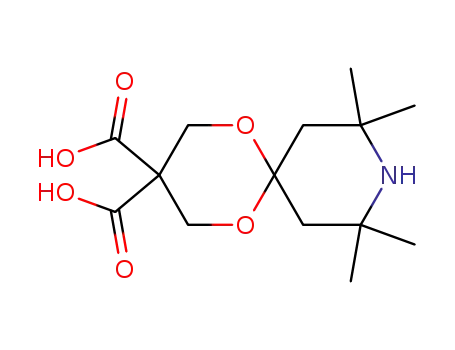 8,8,10,10-Tetramethyl-1,5-dioxa-9-azaspiro-[5.5]undecane-3,3-dicarboxylic acid
