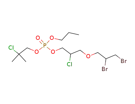 2,2-dimethylpropyl-(2-chloro-3-(2,3-dibromopropoxy)propyl)(2-chloroethyl)phosphorate