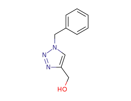 Molecular Structure of 28798-81-4 (1-Benzyl-4-(hydroxymethyl)-1H-1,2,3-triazole)