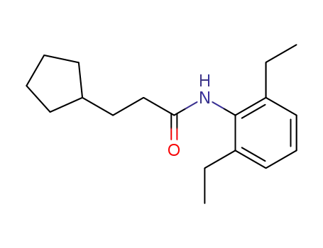 3-cyclopentyl-N-(2,6-diethylphenyl)propanamide
