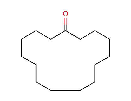 Molecular Structure of 502-72-7 (Cyclopentadecanone)