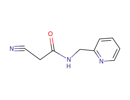 2-cyano-N-(pyridin-2-ylmethyl)acetamide