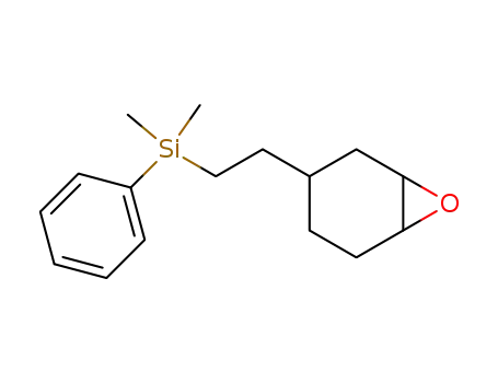 Molecular Structure of 20988-14-1 (Silane, dimethyl[2-(7-oxabicyclo[4.1.0]hept-3-yl)ethyl]phenyl-)