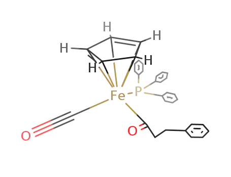 (η5-C5H5)Fe(CO)(PPh3)(C(O)CH2CH2Ph)