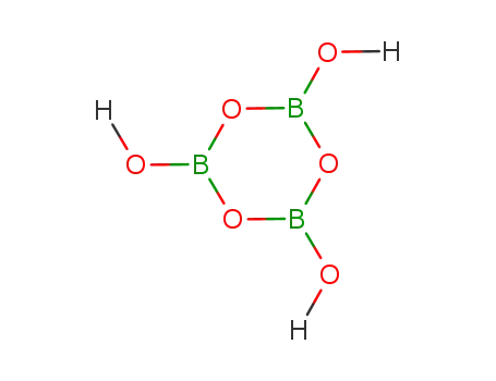 Molecular Structure of 13460-51-0 (Trihydroxyboroxine)
