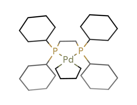 {1,2-bis(dicyclohexylphosphino)ethane}(butane-1,4-diyl)palladium(II)