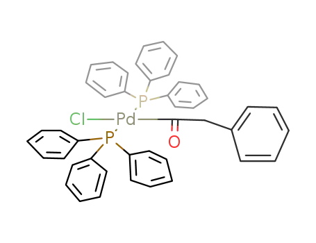 trans-[(phenylacetyl)bis(triphenylphosphine)palladium(II)(Cl)]