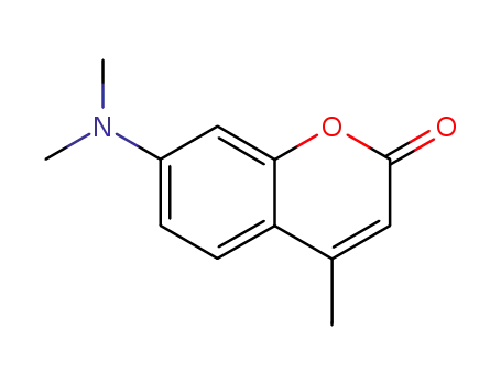 Molecular Structure of 87-01-4 (7-Dimethylamino-4-methylcoumarin)