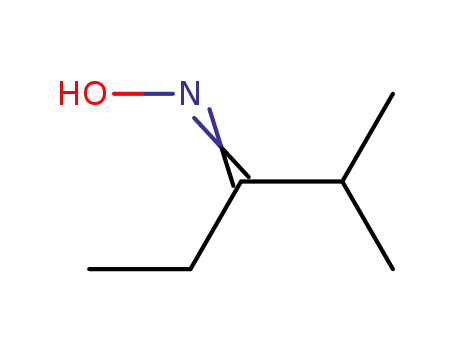 Molecular Structure of 56134-20-4 (3-Pentanone, 2-methyl-, oxime)