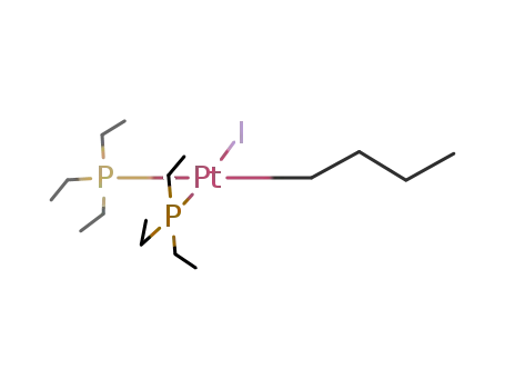 cis-bis(triethylphosphine)(n-butyl)(I) platinum(II)