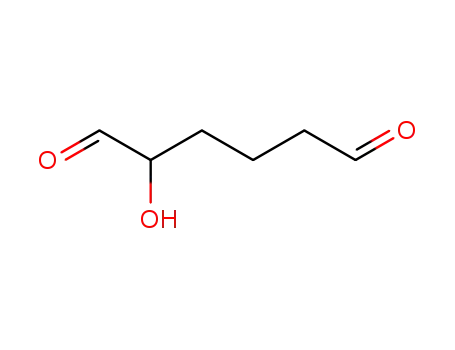 Molecular Structure of 141-31-1 (2-Hydroxyhexanedial)